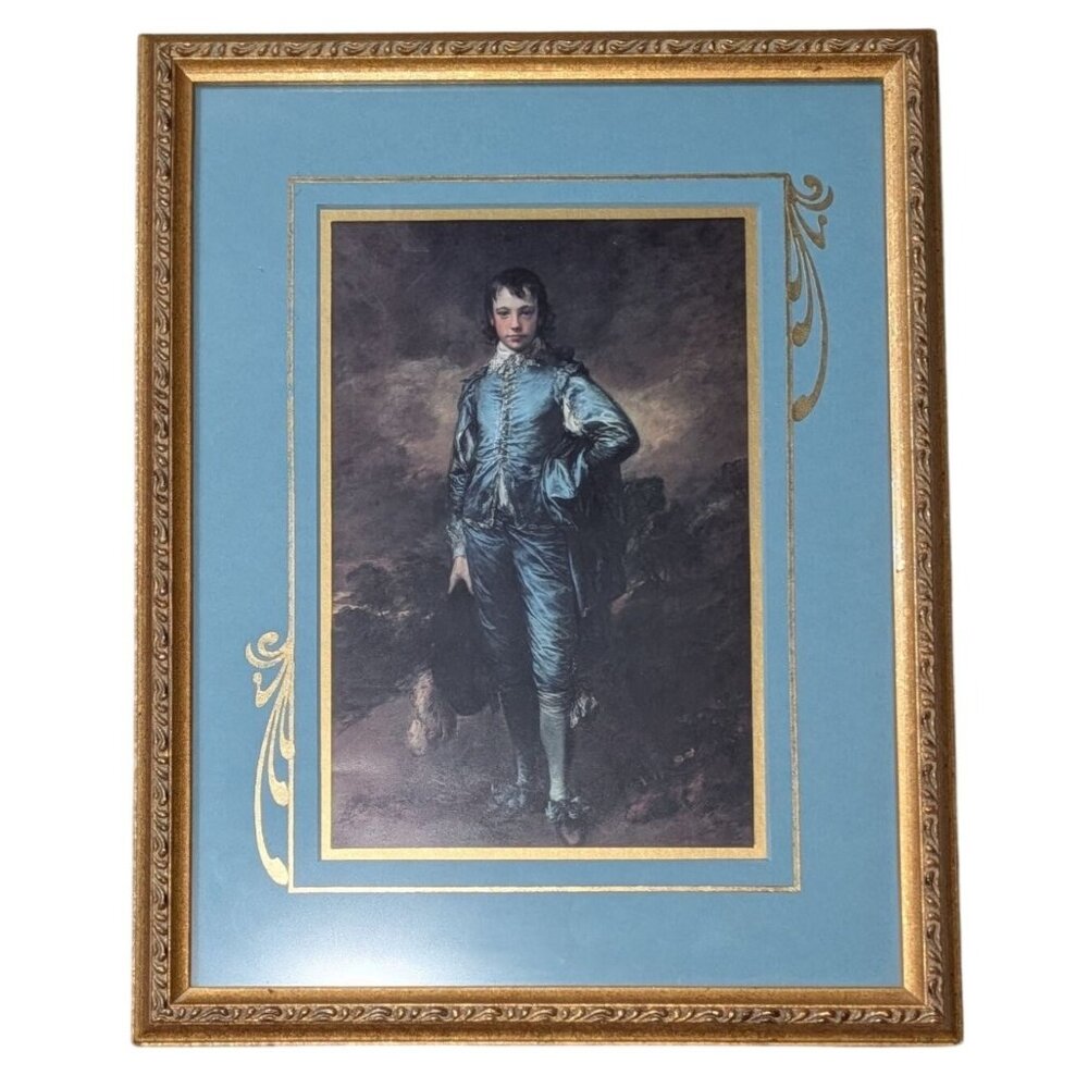 Custom Framed Blue Boy Art Print By Appleford 14" x 11" - Picture 5 of 12